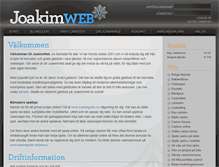 Tablet Screenshot of joakimweb.se